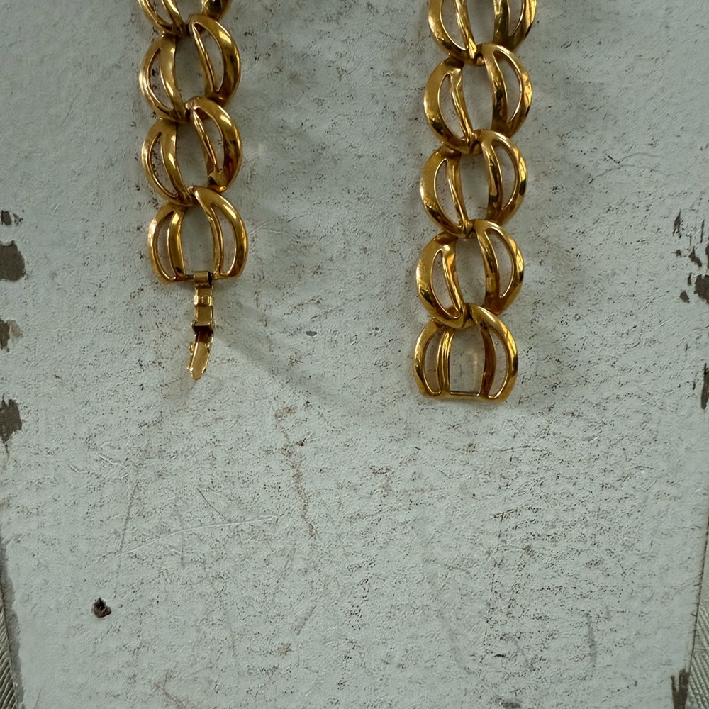 Vintage Napier Gold Link Necklace - Picture 8 of 9